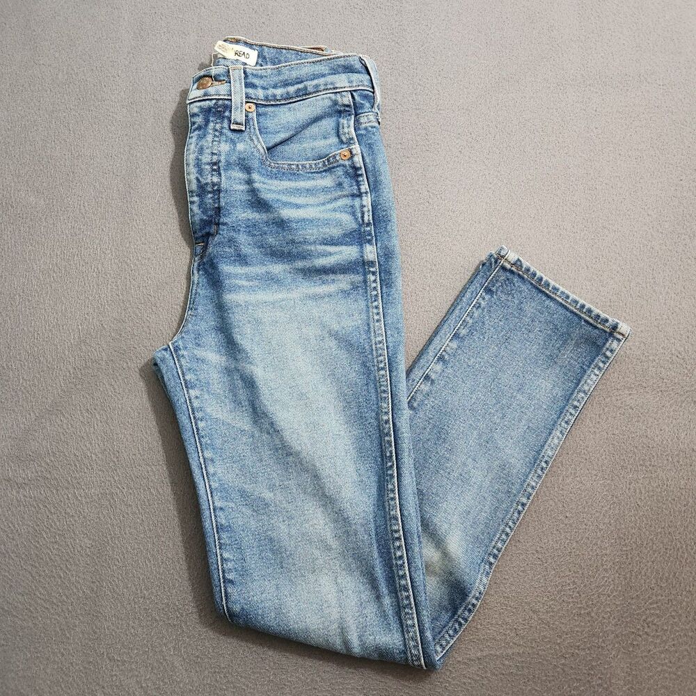 Rivet & Thread Women 25 High-Rise Stovepipe Jeans in Kingman Wash